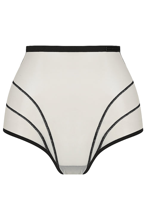 WARREN Light Nude Ultra High Waisted Mesh Briefs
